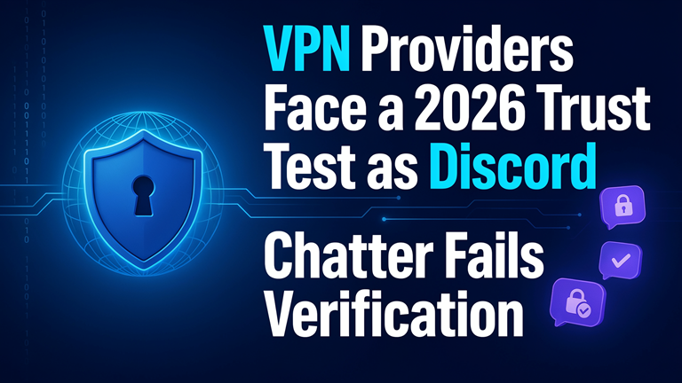 VPN Providers Face a 2026 Trust Test as Discord Chatter Fails Verification